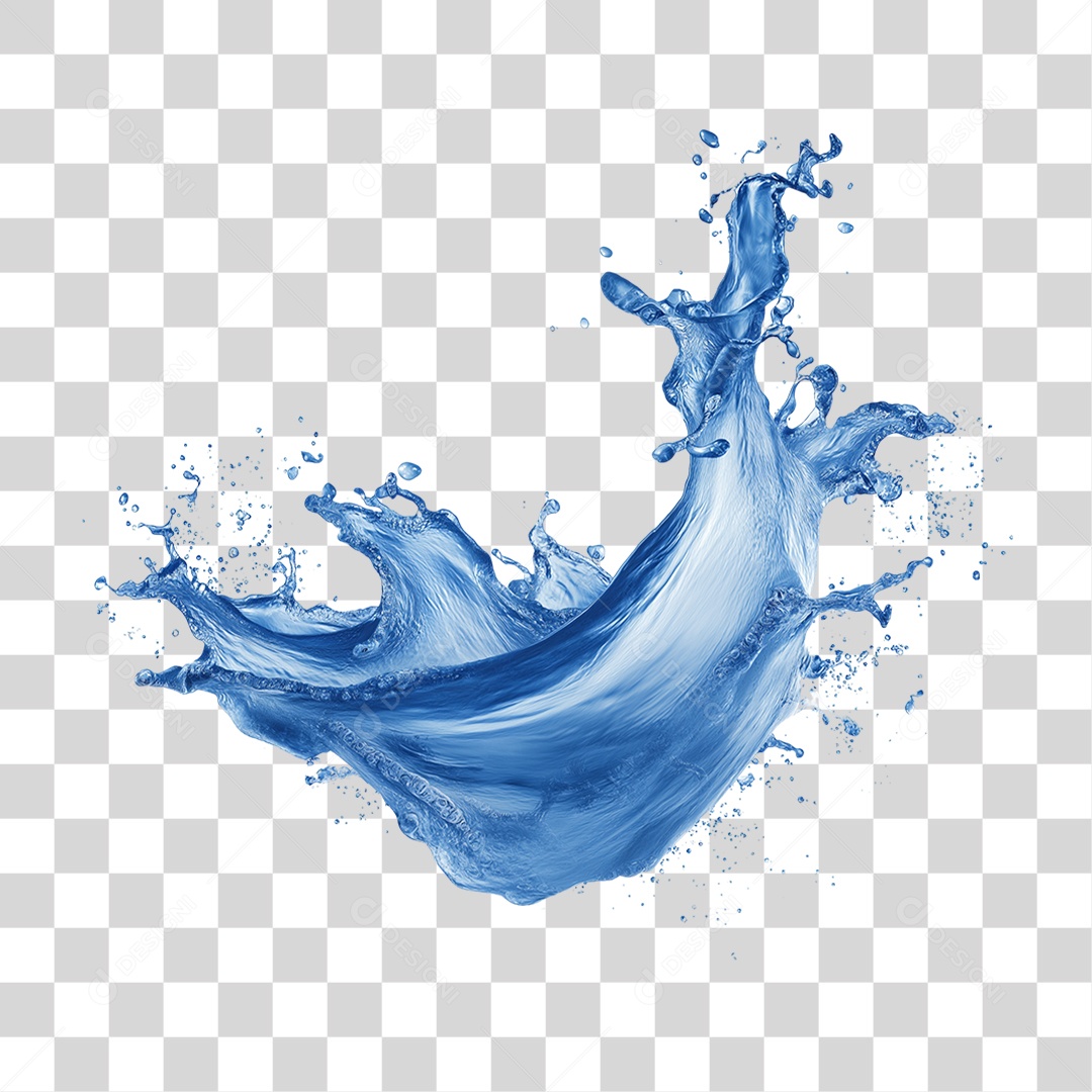 Respingos de Água Splash PNG Transparente