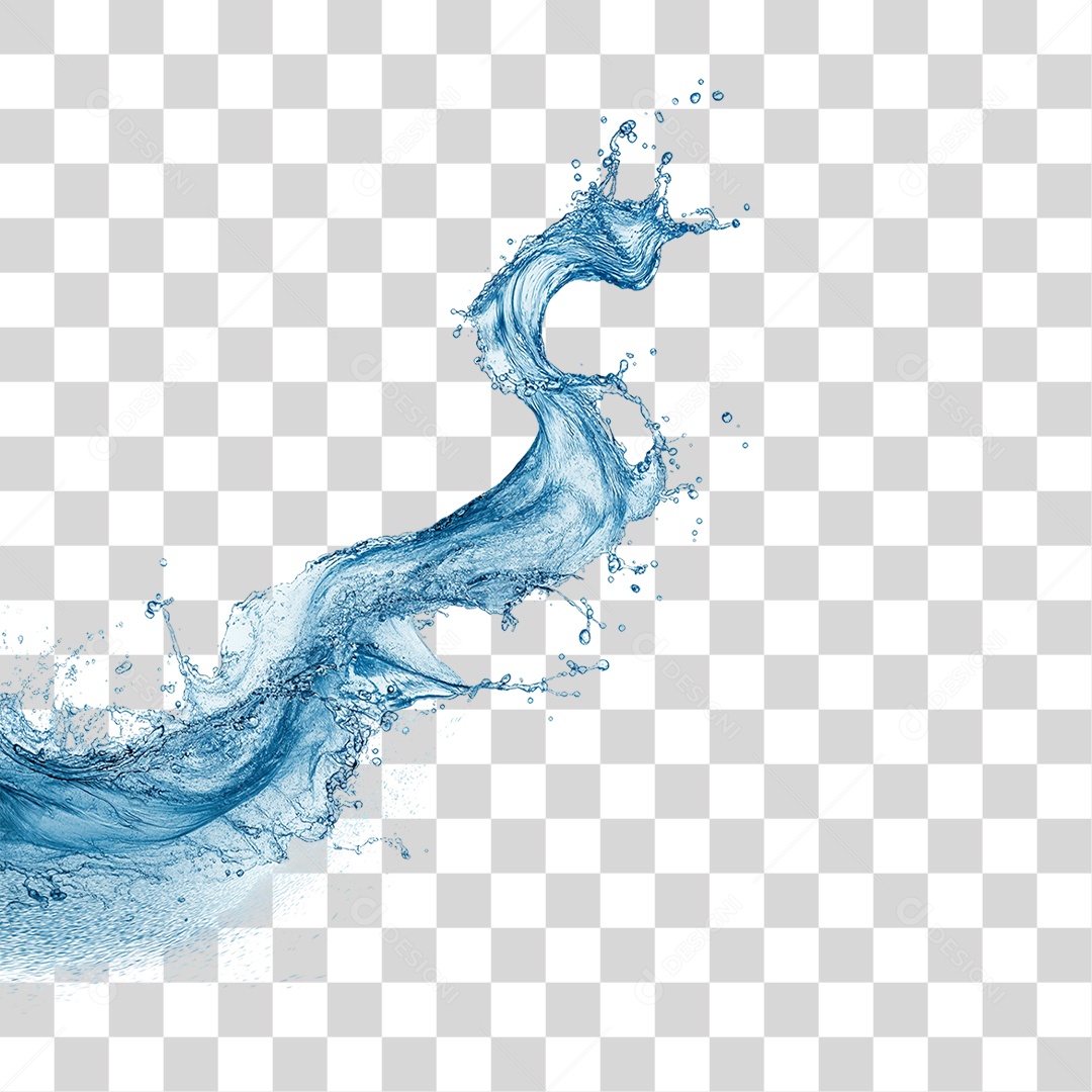 Respingos de Água Splash PNG Transparente