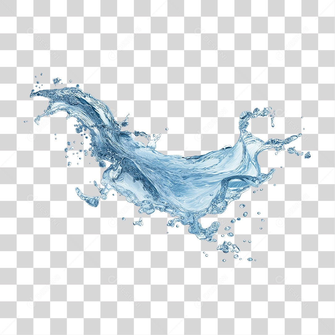 Respingos de Água Splash PNG Transparente