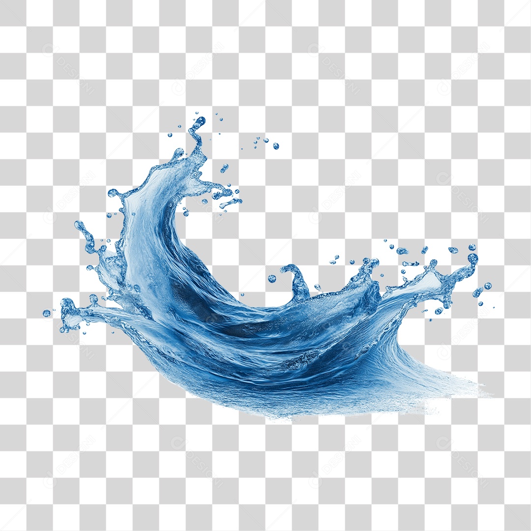 Respingos de Água Splash PNG Transparente