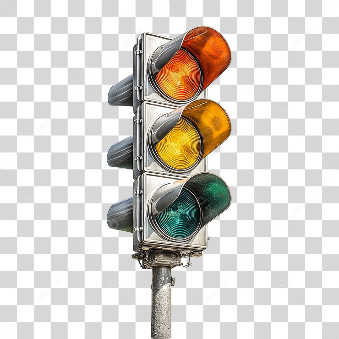 Semáforos de Rua PNG Transparente