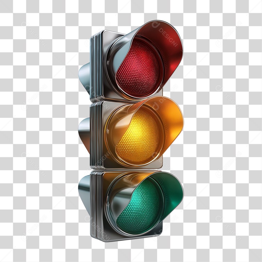 Semáforos de Rua PNG Transparente