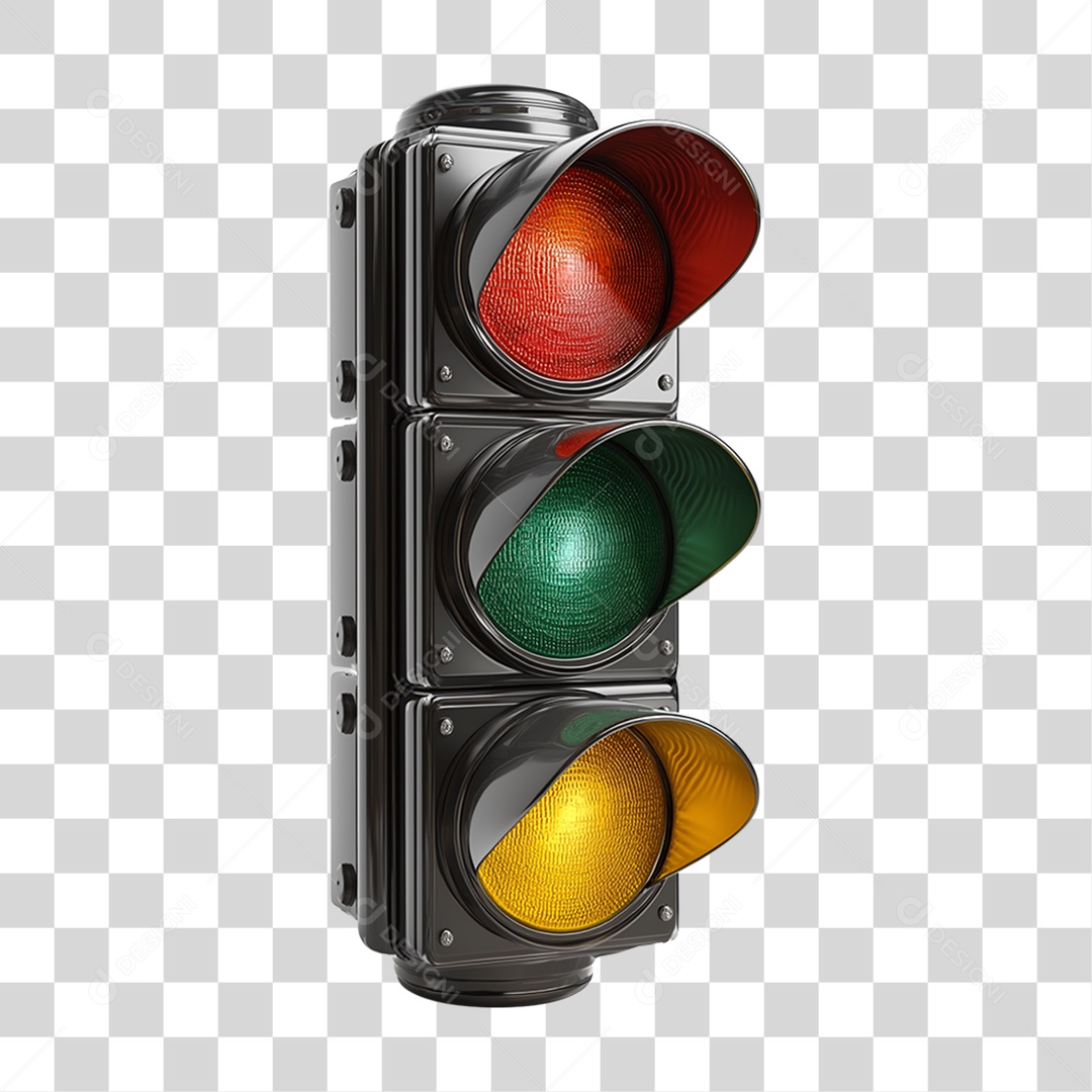 Semáforos de Rua PNG Transparente