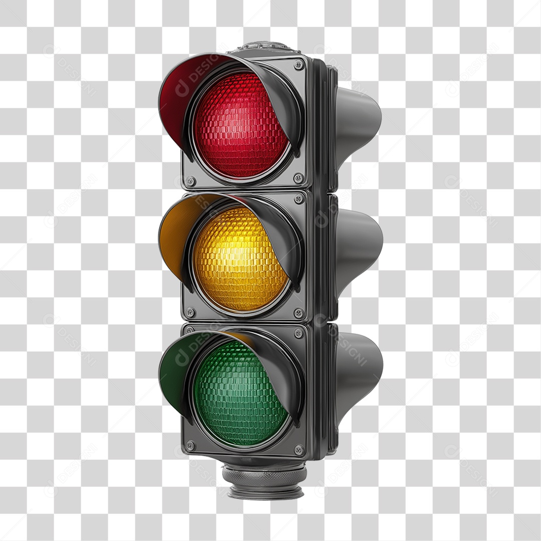 Semáforos de Rua PNG Transparente