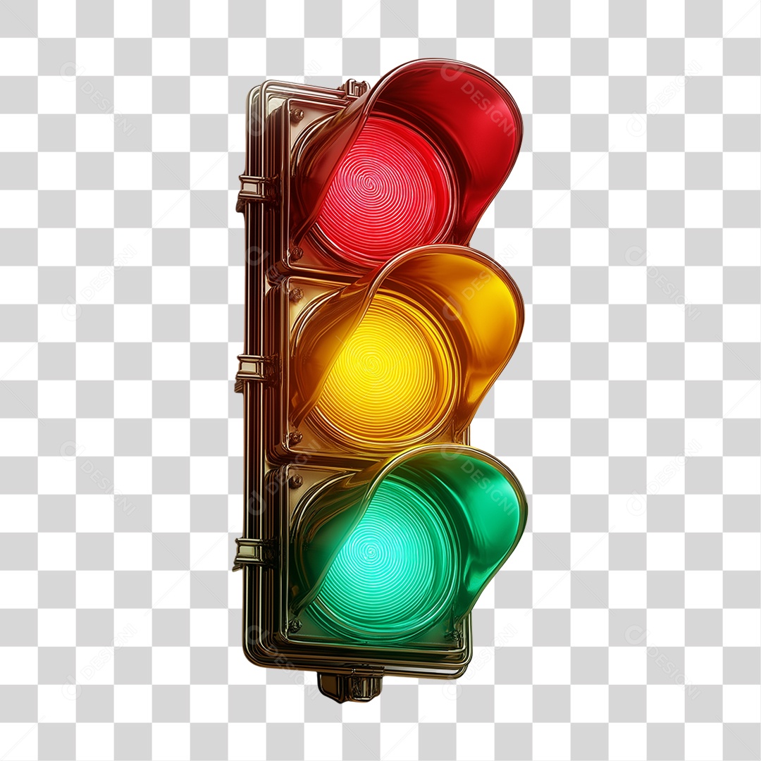 Semáforos de Rua PNG Transparente