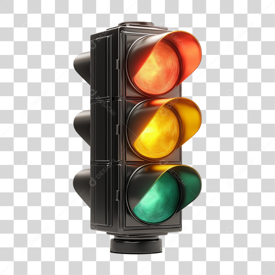 Semáforos de Rua PNG Transparente