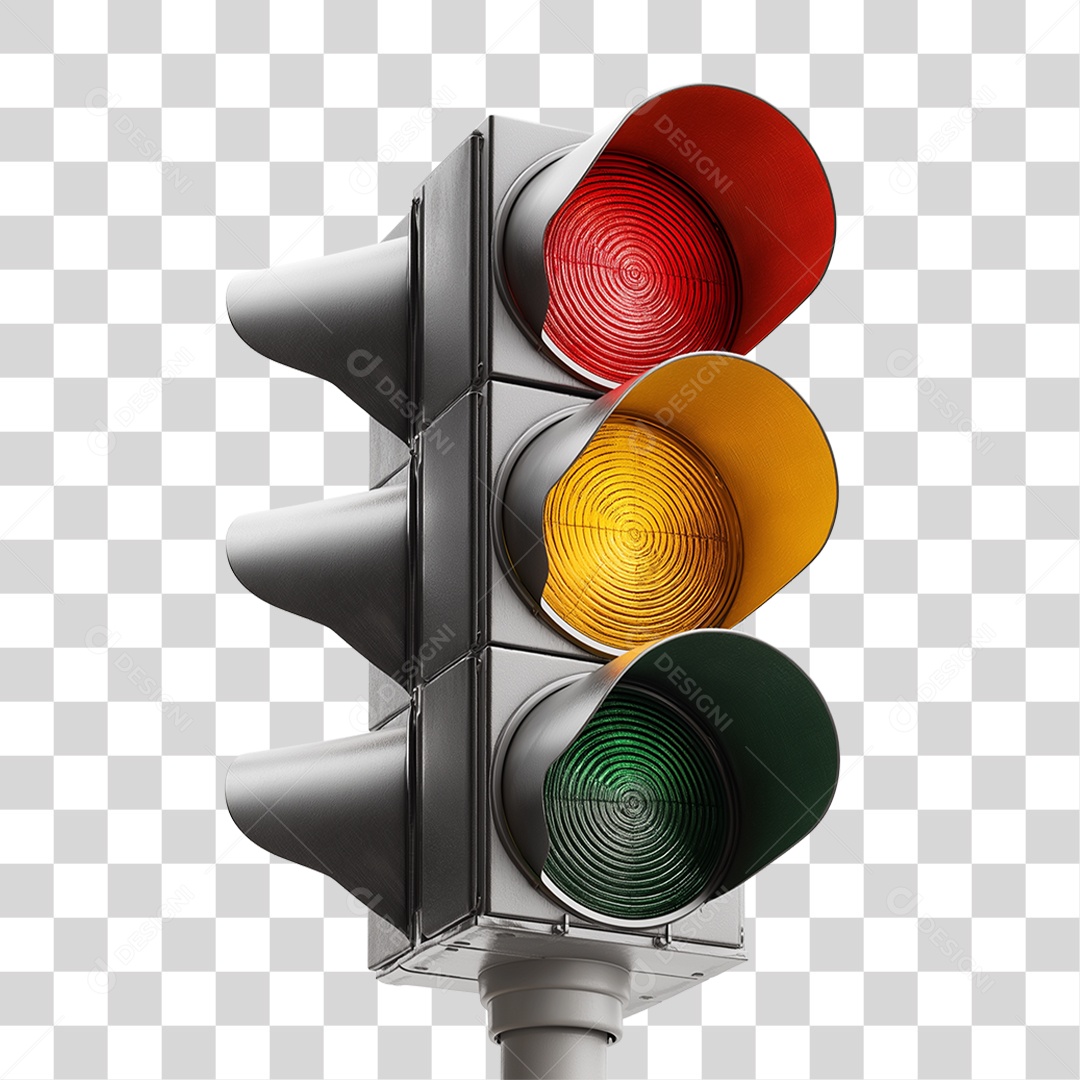 Semáforos de Rua PNG Transparente