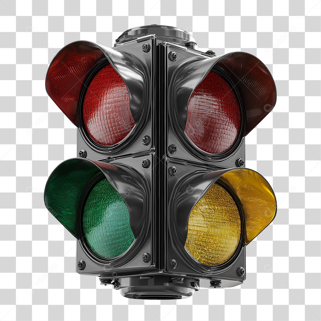 Semáforos de Rua PNG Transparente