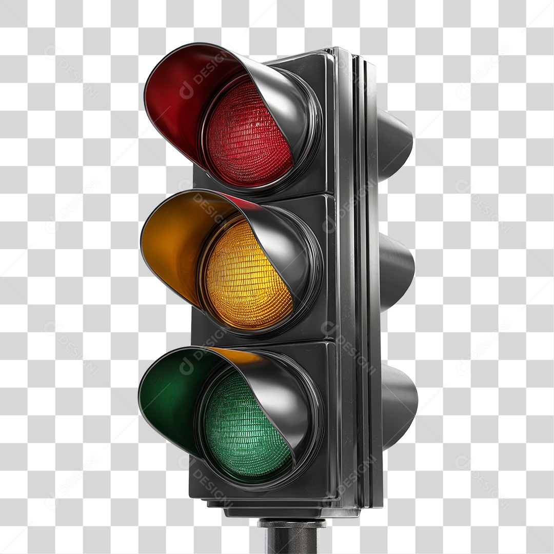 Semáforos de Rua PNG Transparente