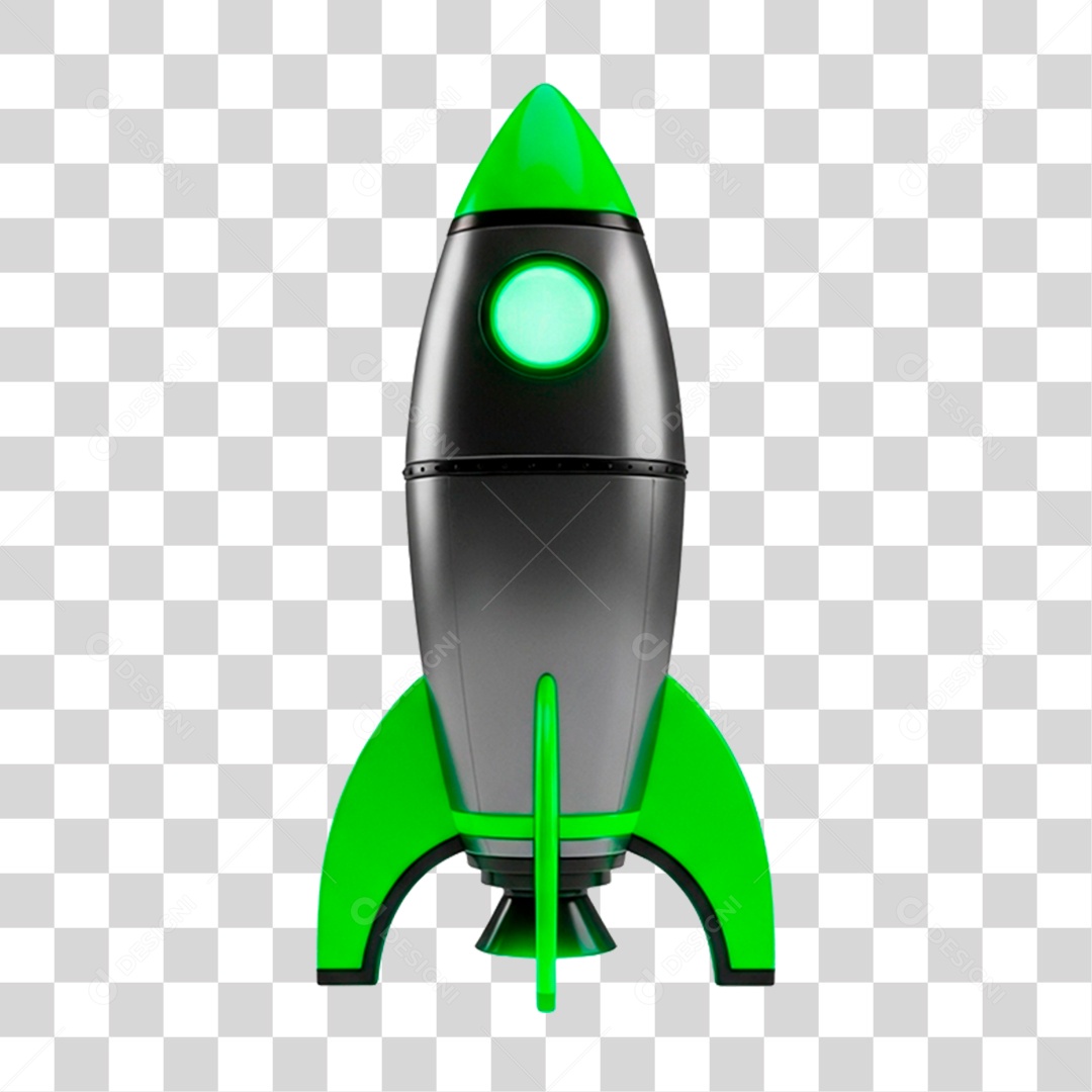 Foguete Espacial PNG Transparente