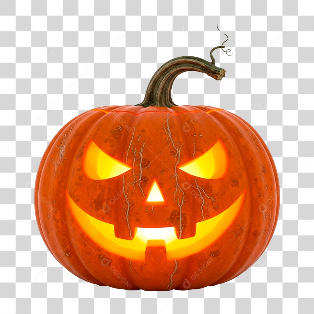 Abóbora de Halloween PNG Transparente