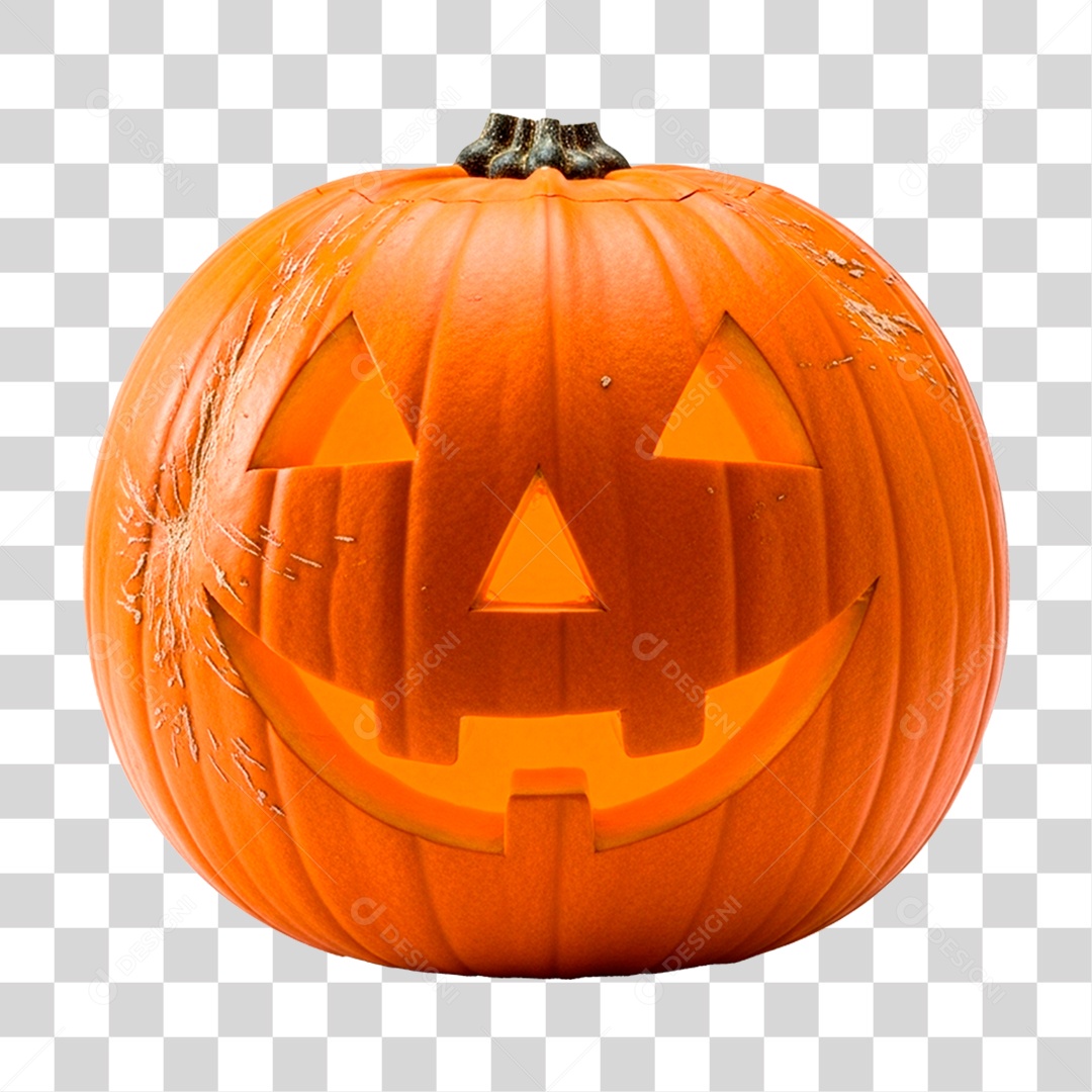 Abóbora de Halloween PNG Transparente