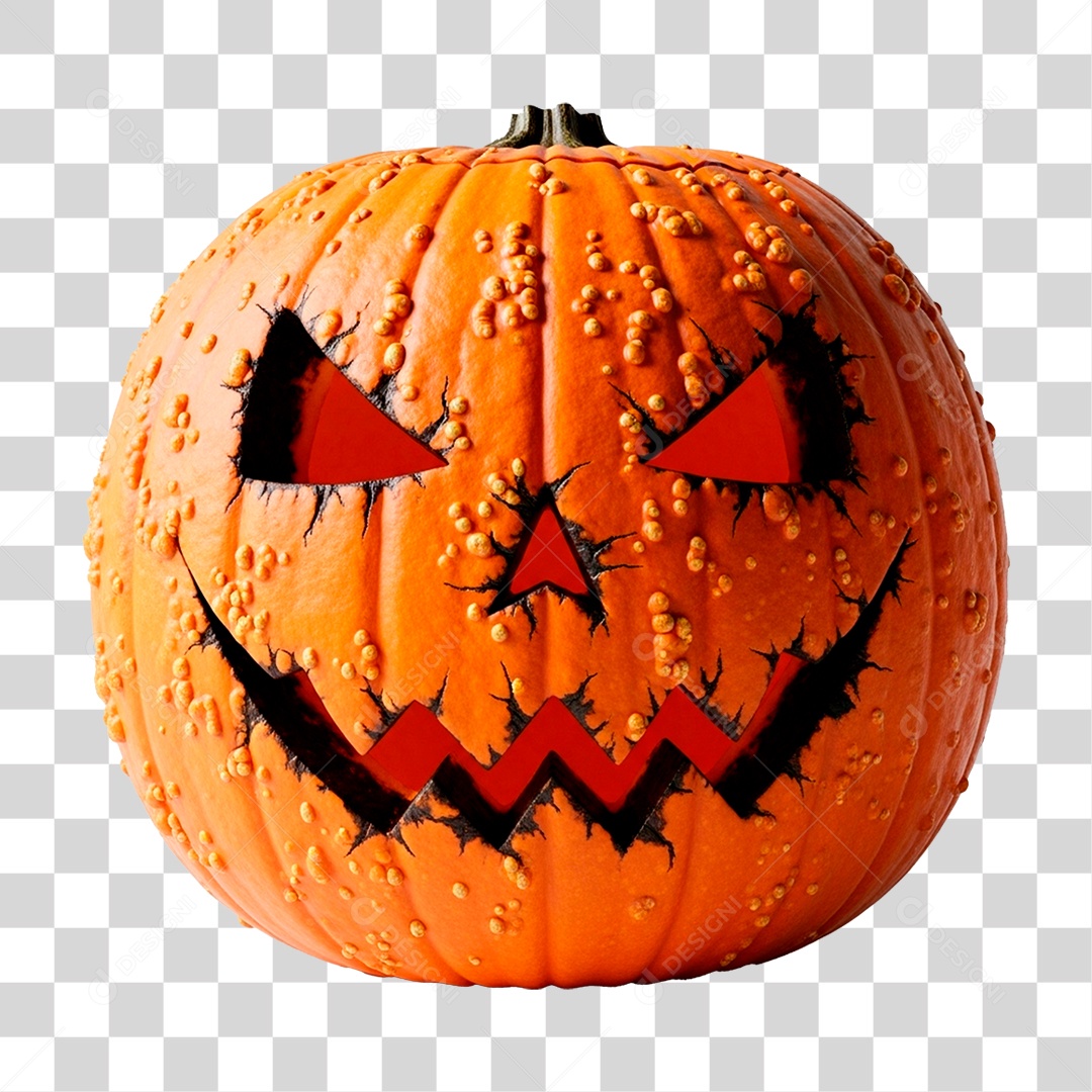 Abóbora de Halloween PNG Transparente
