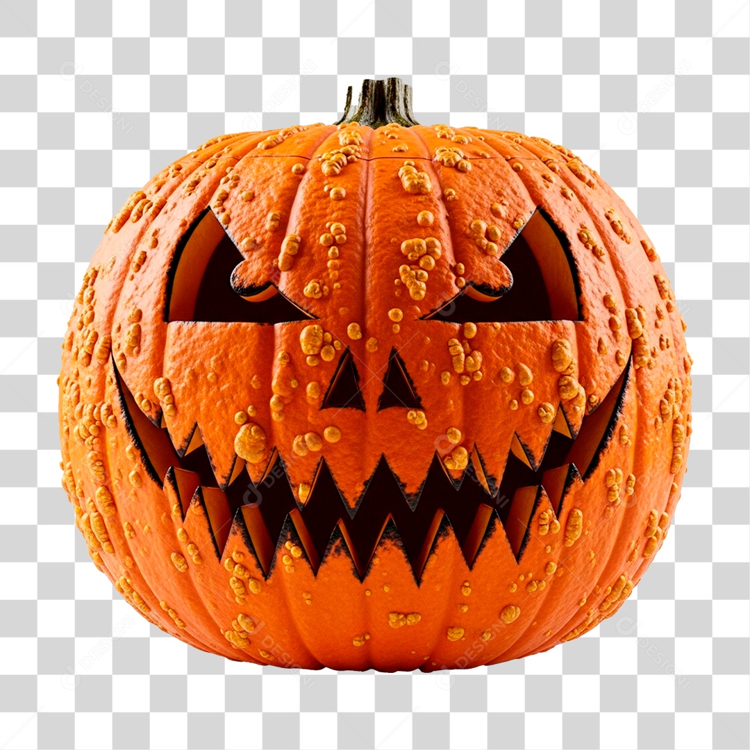 Abóbora de Halloween PNG Transparente