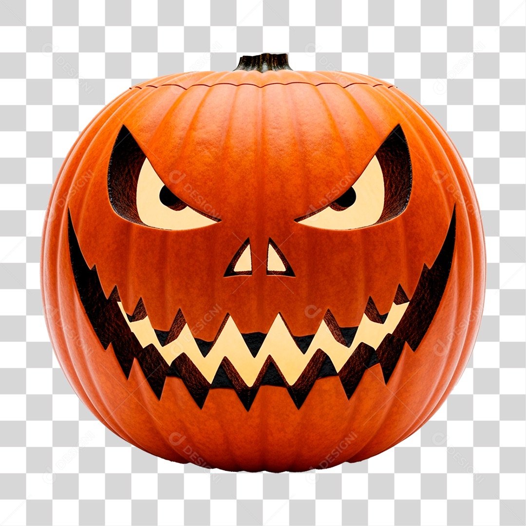 Abóbora de Halloween PNG Transparente