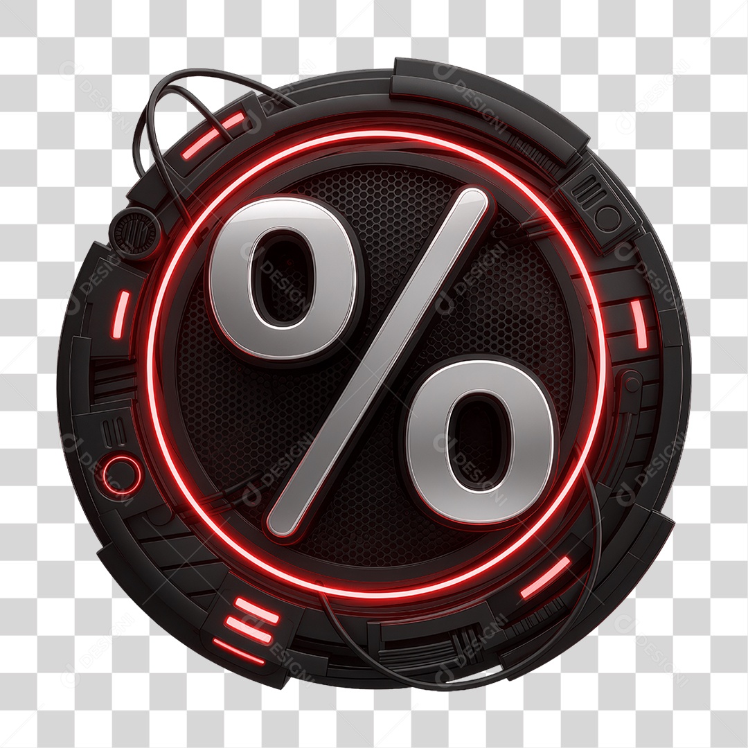 Símbolo de Porcentagem PNG Transparente