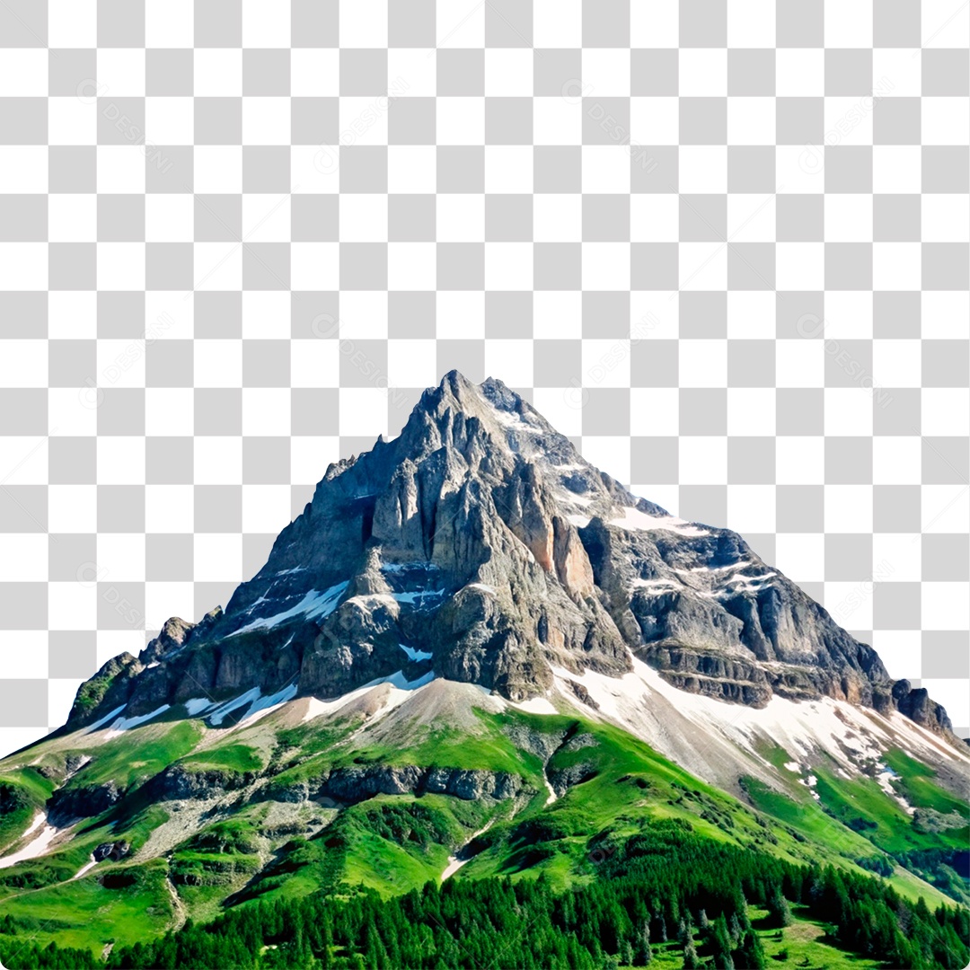 Montanha Rochosa PNG Transparente