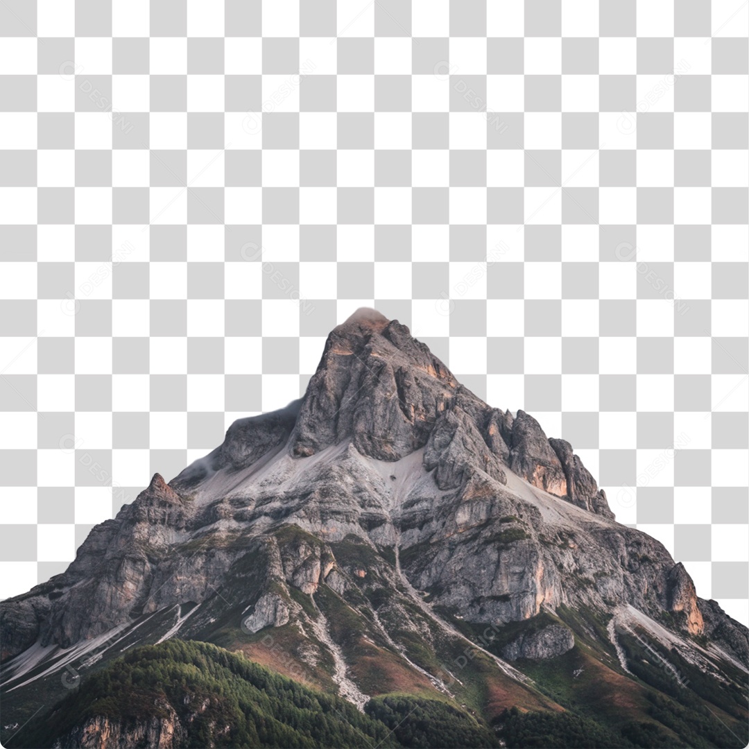 Montanha Rochosa PNG Transparente