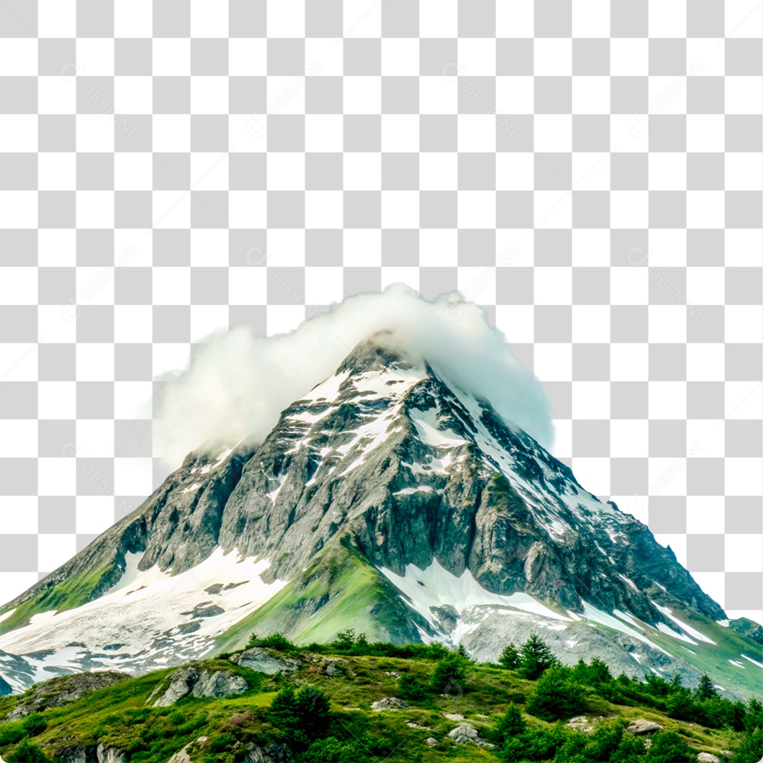 Montanha Rochosa PNG Transparente