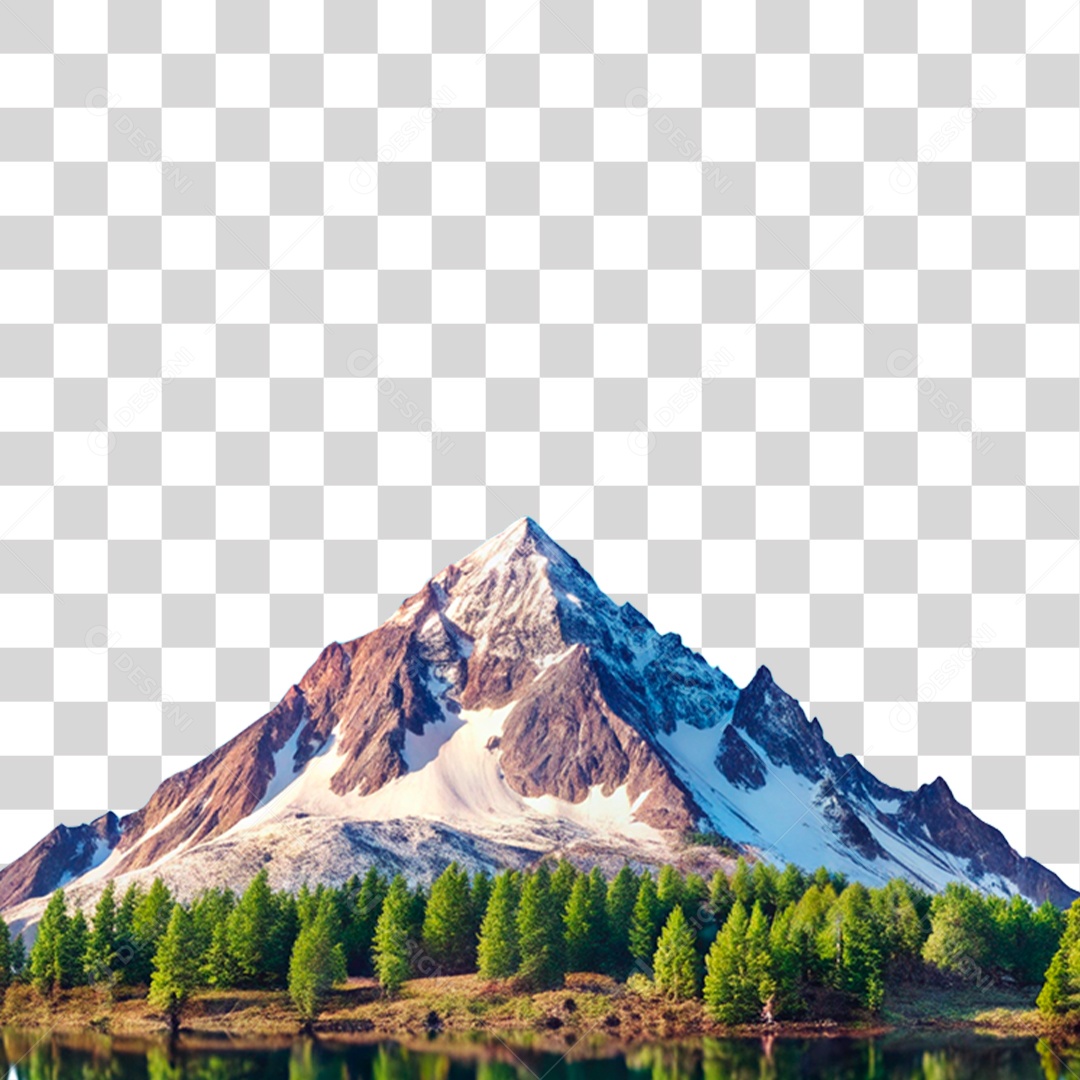 Montanha Rochosa PNG Transparente