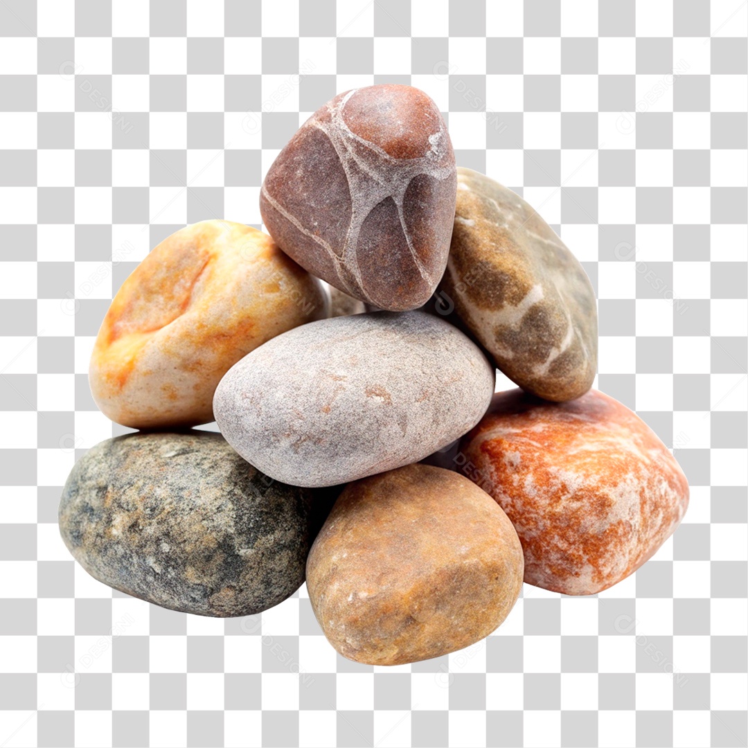 Pilha de Pedras PNG Transparente