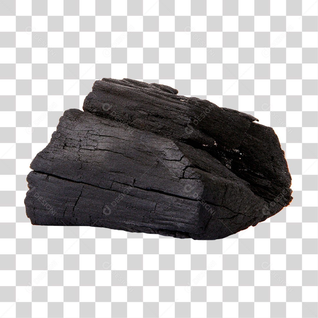 Pedaço de Carvão PNG Transparente
