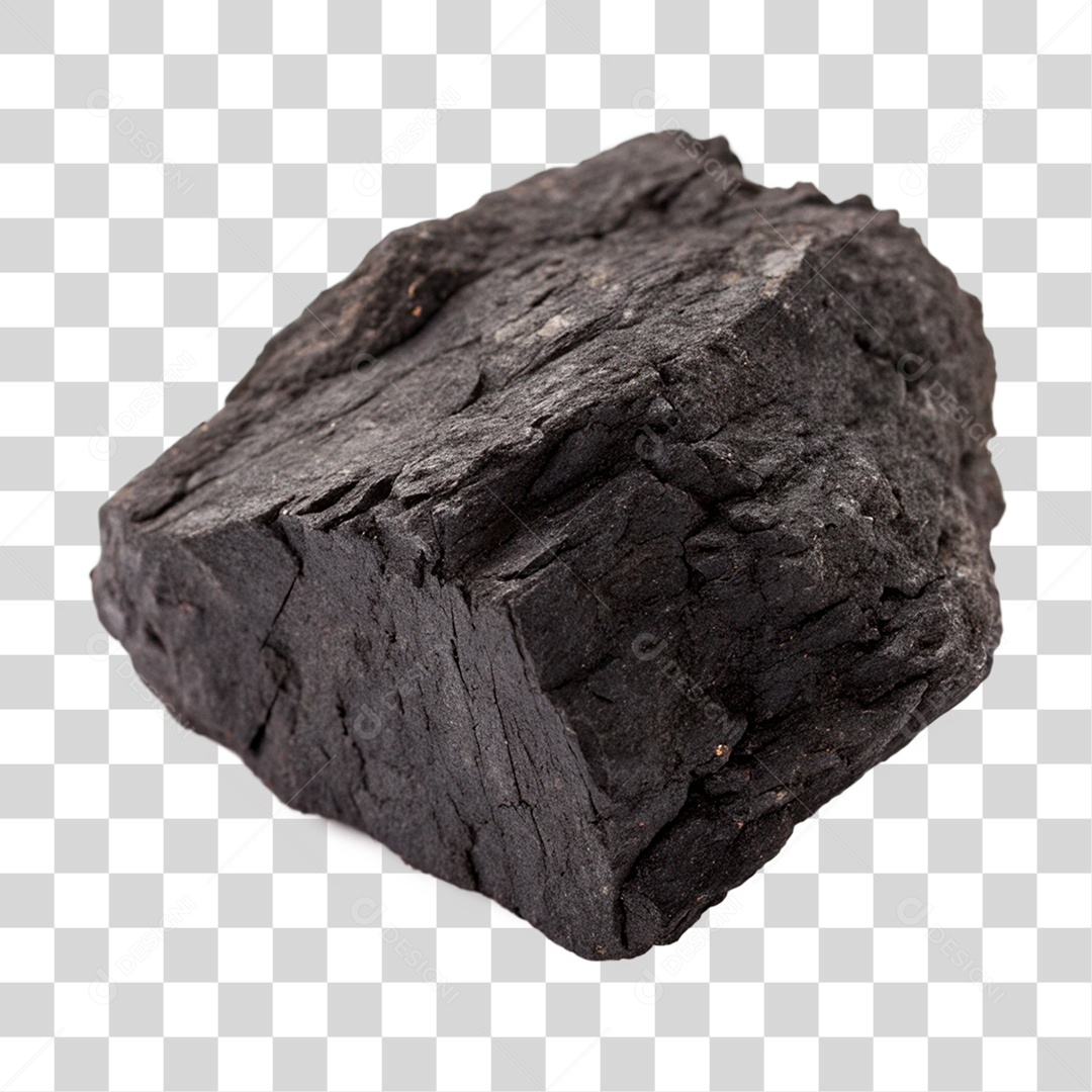 Pedaço de Carvão PNG Transparente