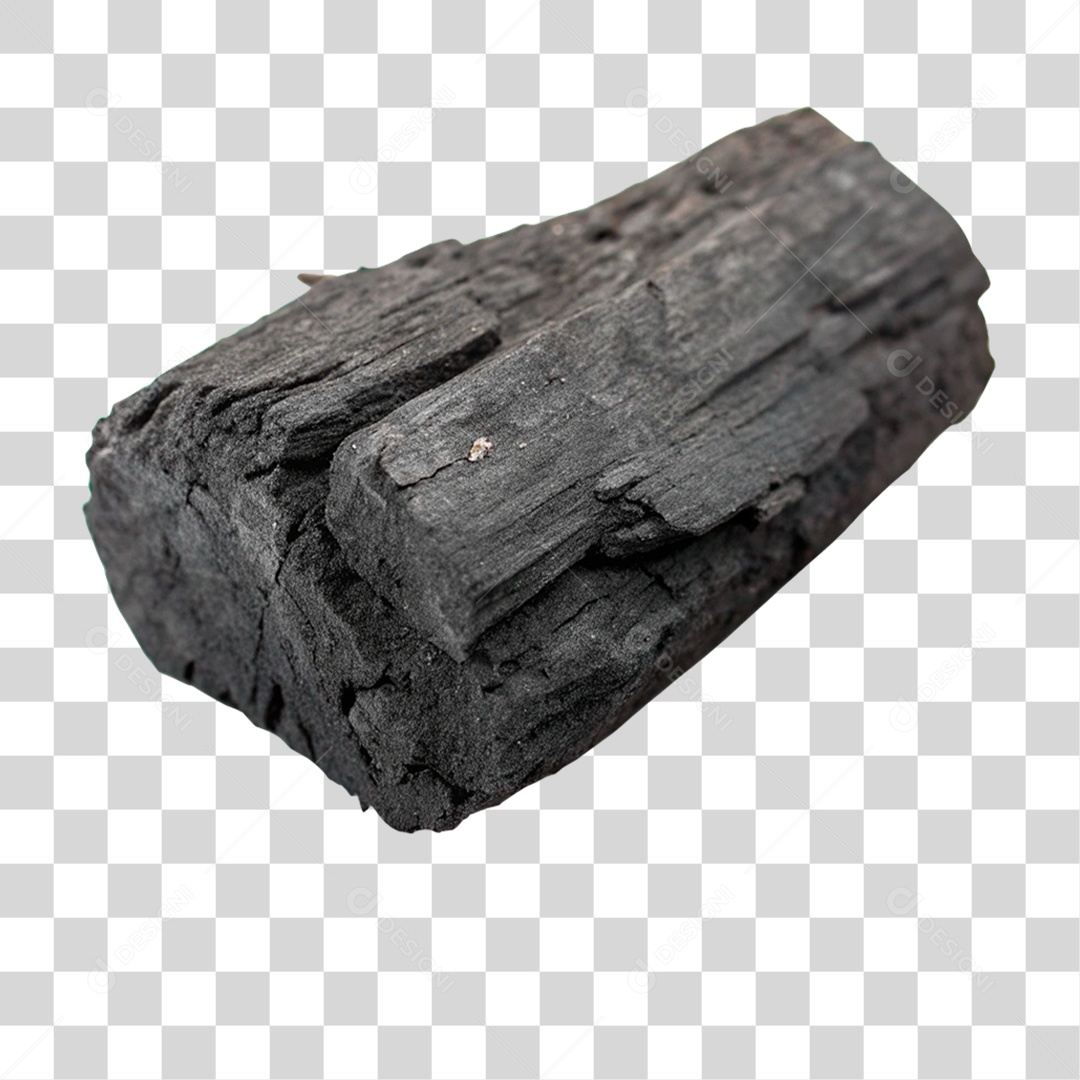 Pedaço de Carvão PNG Transparente