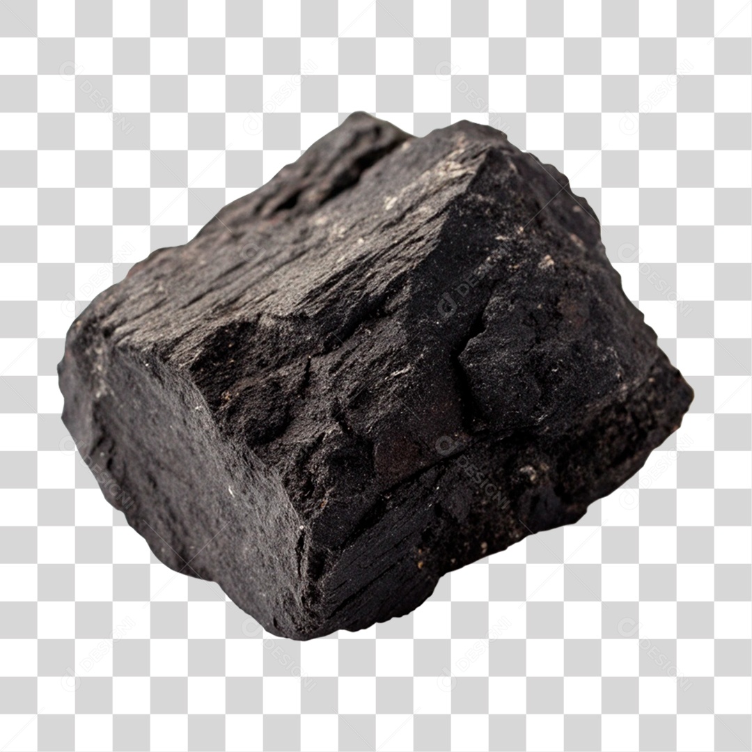 Pedaço de Carvão PNG Transparente