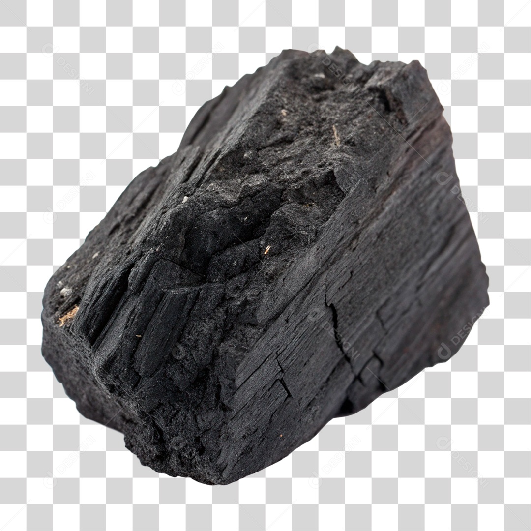 Pedaço de Carvão PNG Transparente