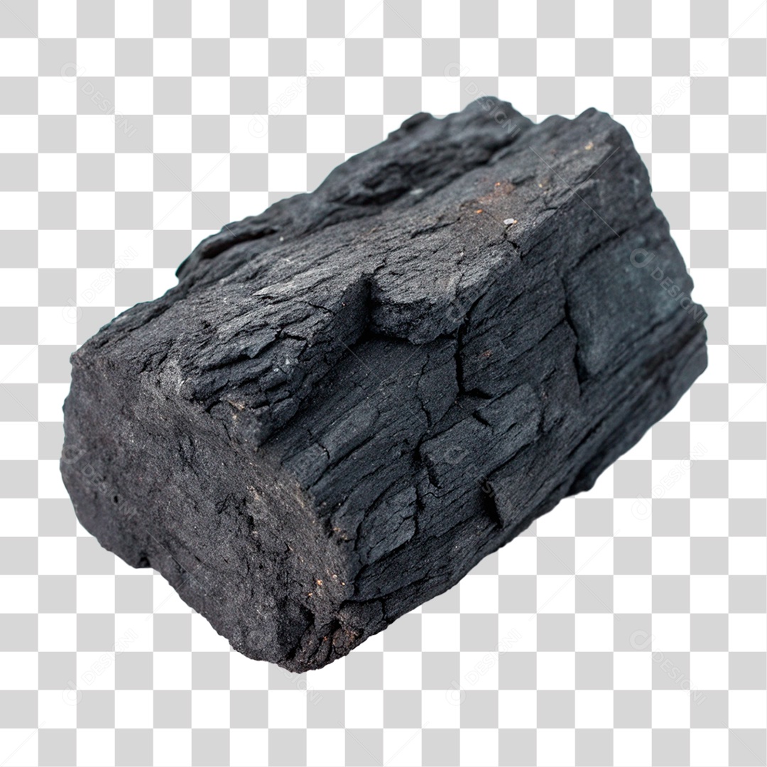 Pedaço de Carvão PNG Transparente