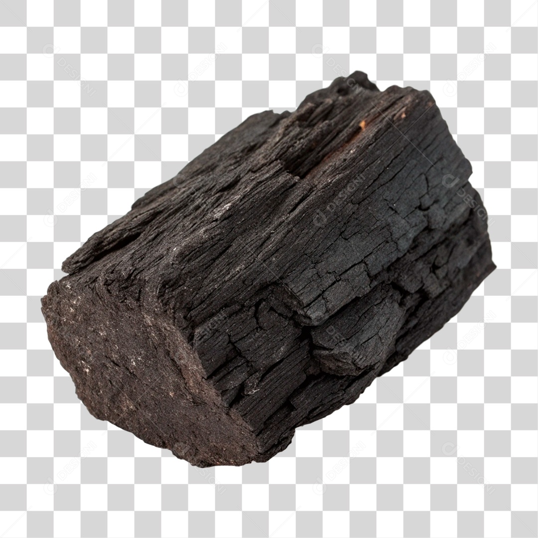 Pedaço de Carvão PNG Transparente