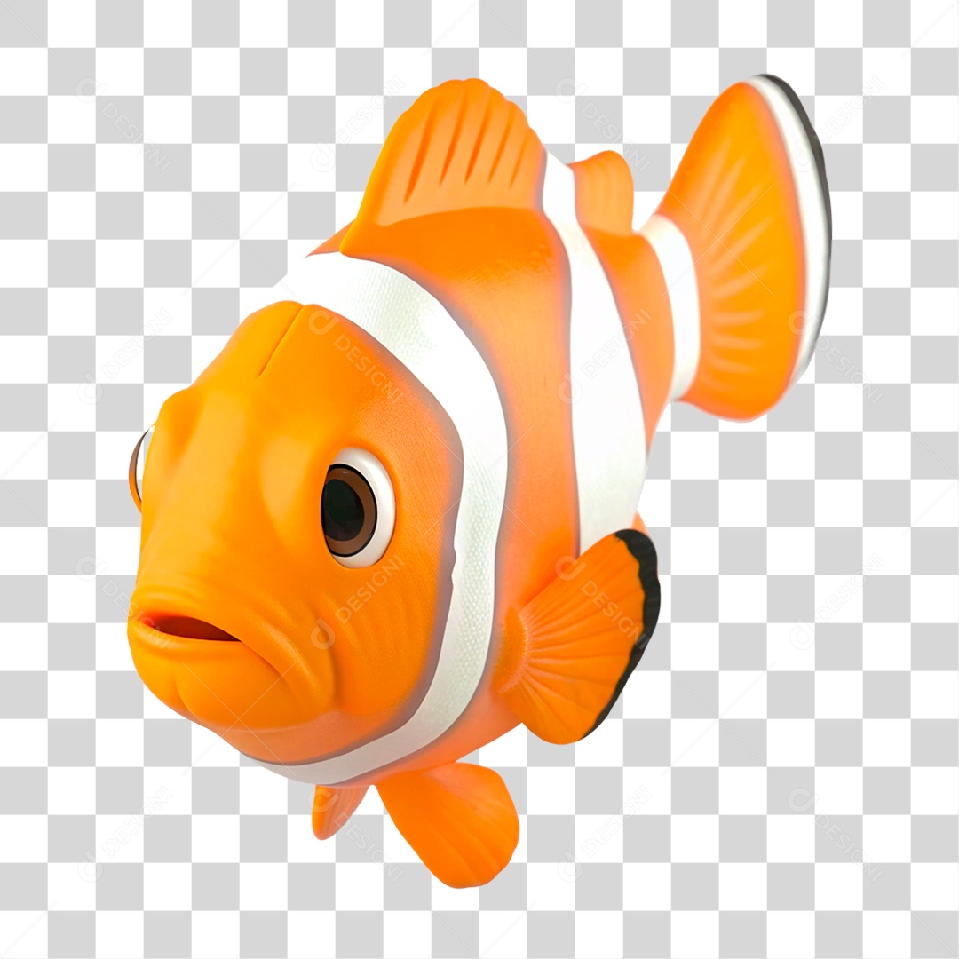 Peixe Palhaço PNG Transparente