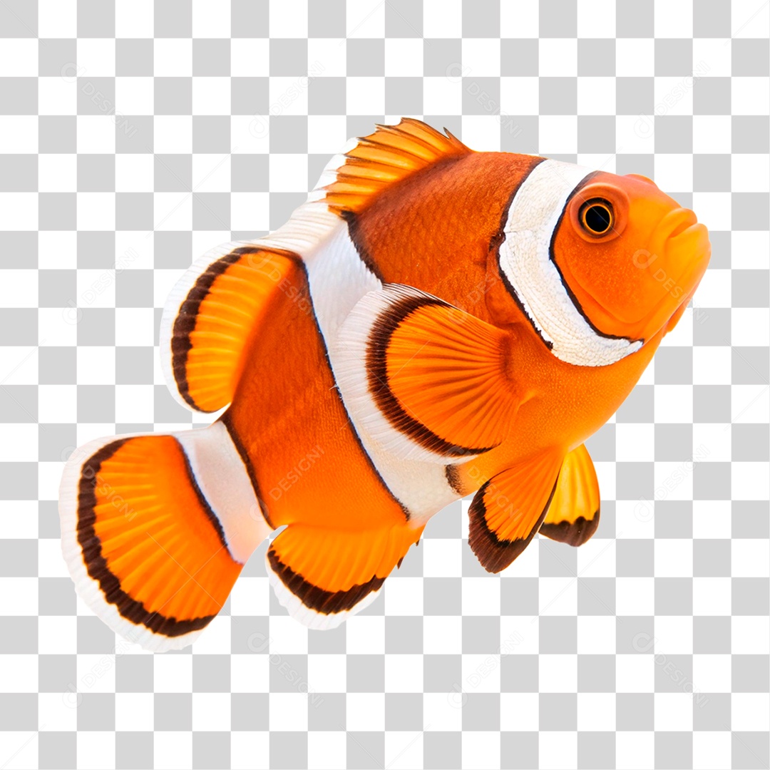 Peixe Palhaço PNG Transparente