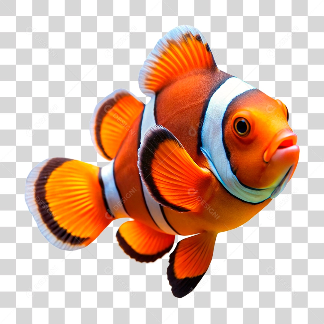 Peixe Palhaço PNG Transparente