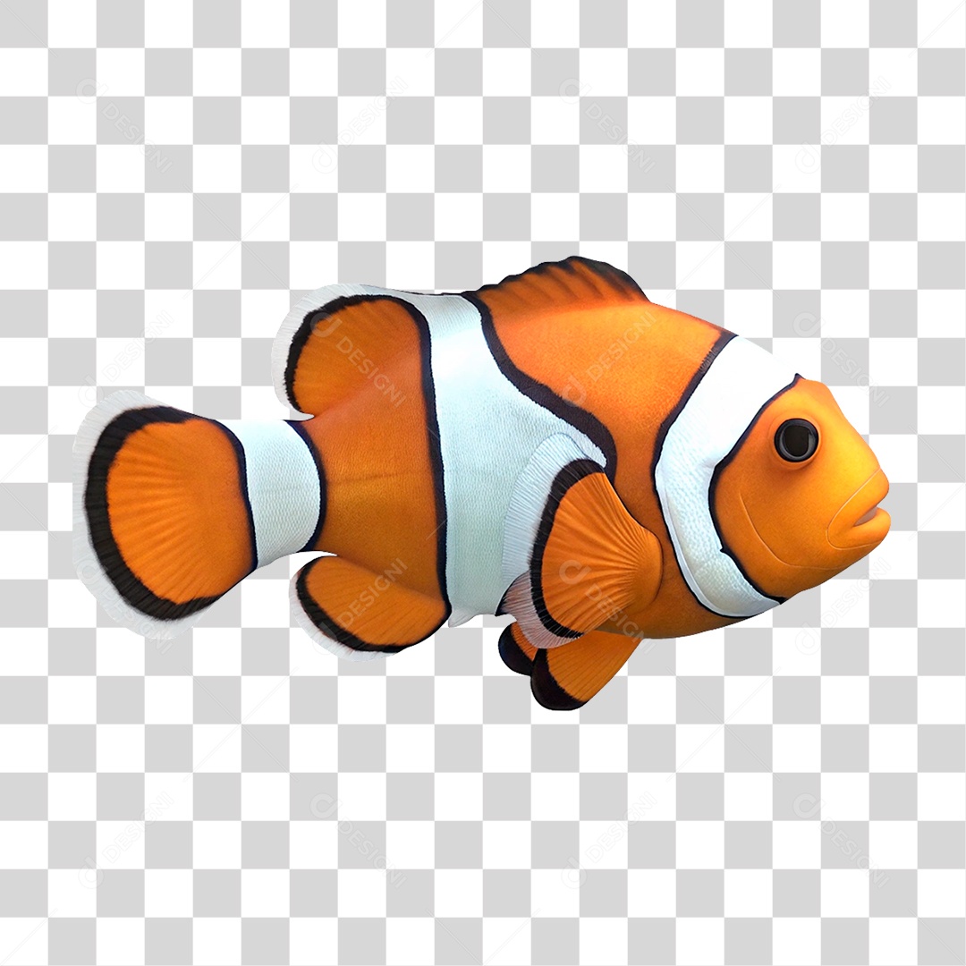 Peixe Palhaço PNG Transparente