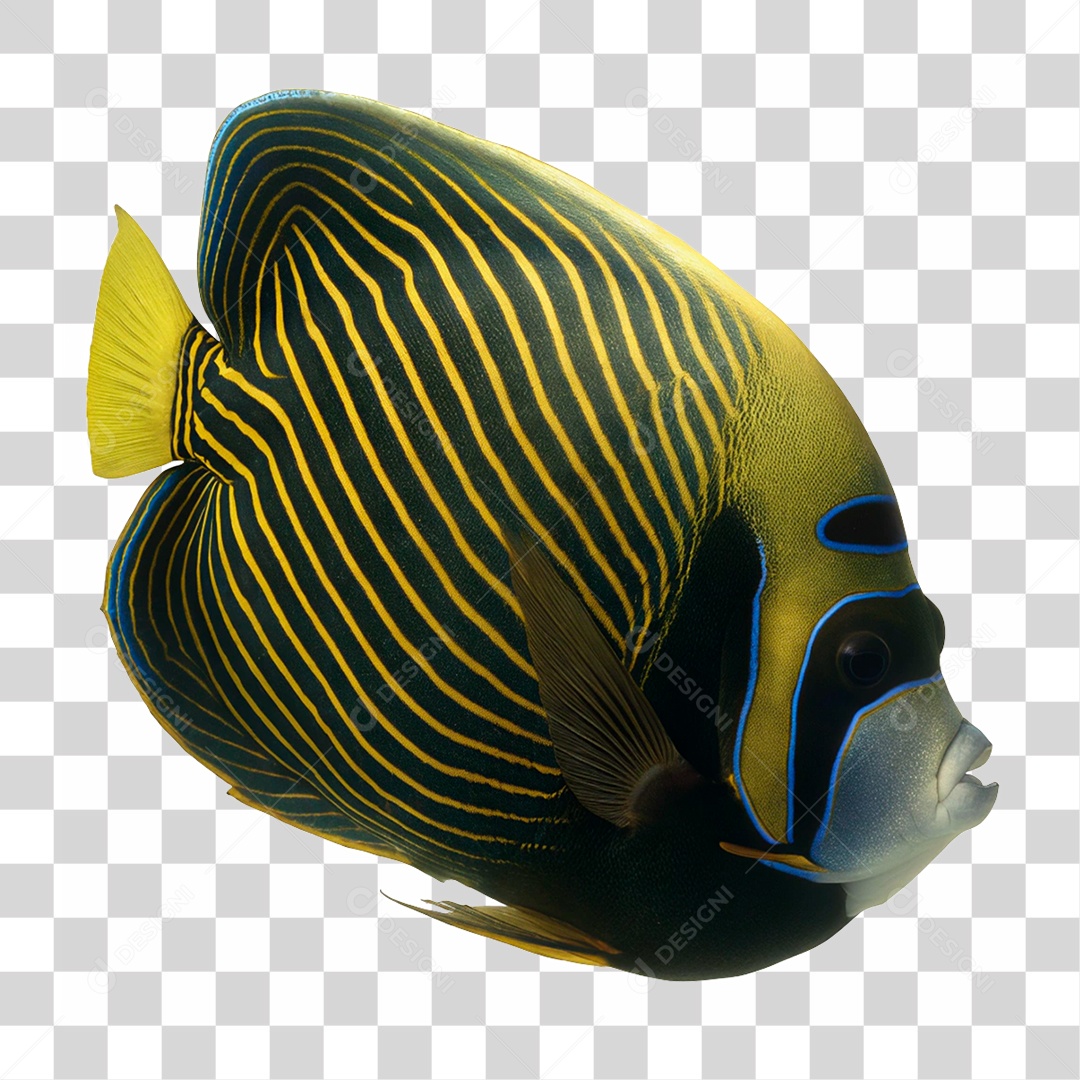 Peixe Imperador PNG Transparente