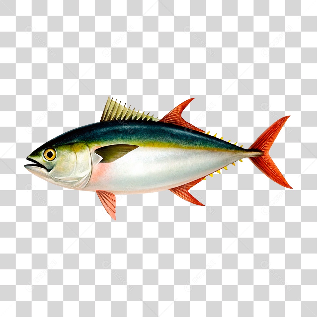 Peixe Atum PNG Transparente