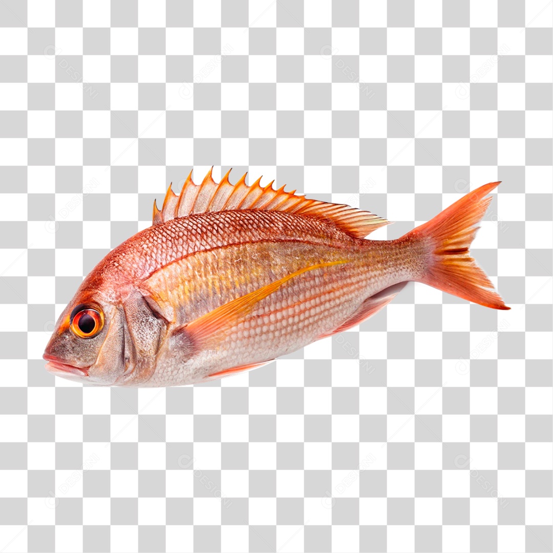 Peixe Pargo PNG Transparente