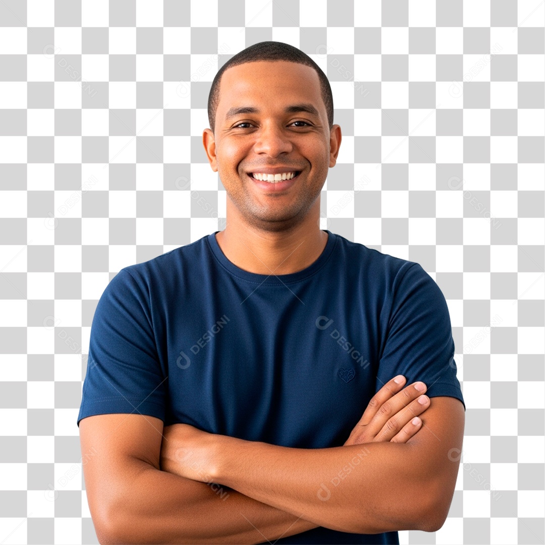 Homem Sorridente PNG Transparente