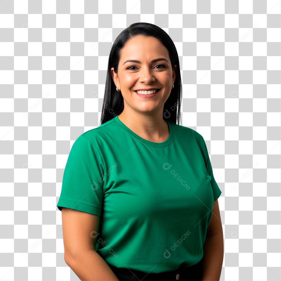 Mulher Sorridente PNG Transparente