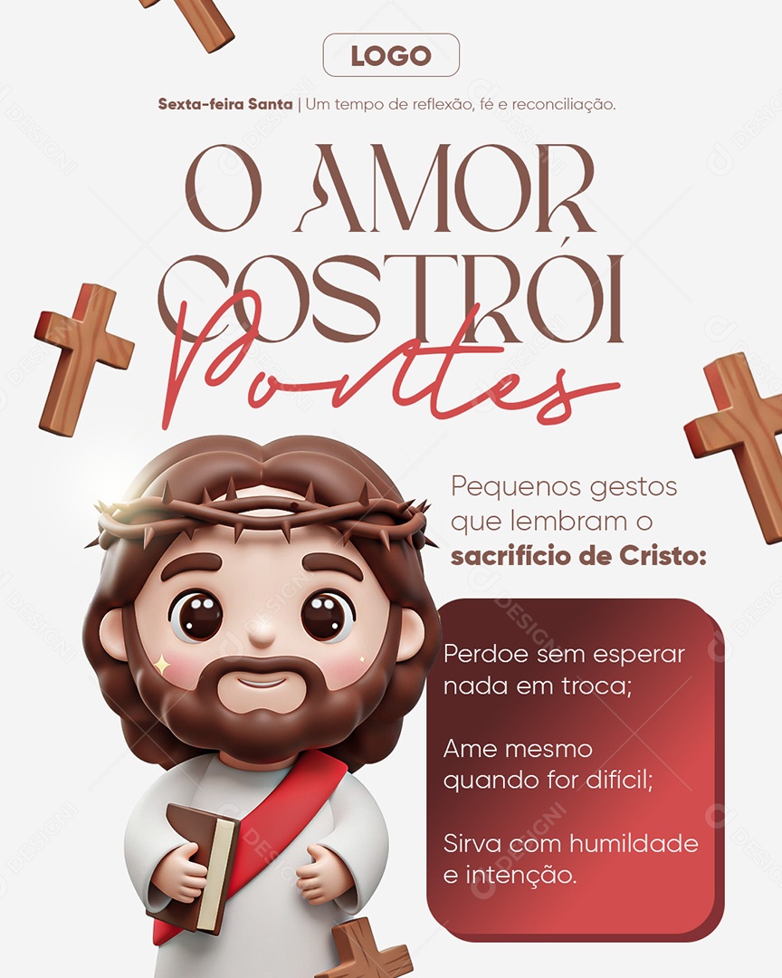 Sexta-feira Santa Social Media PSD Editável