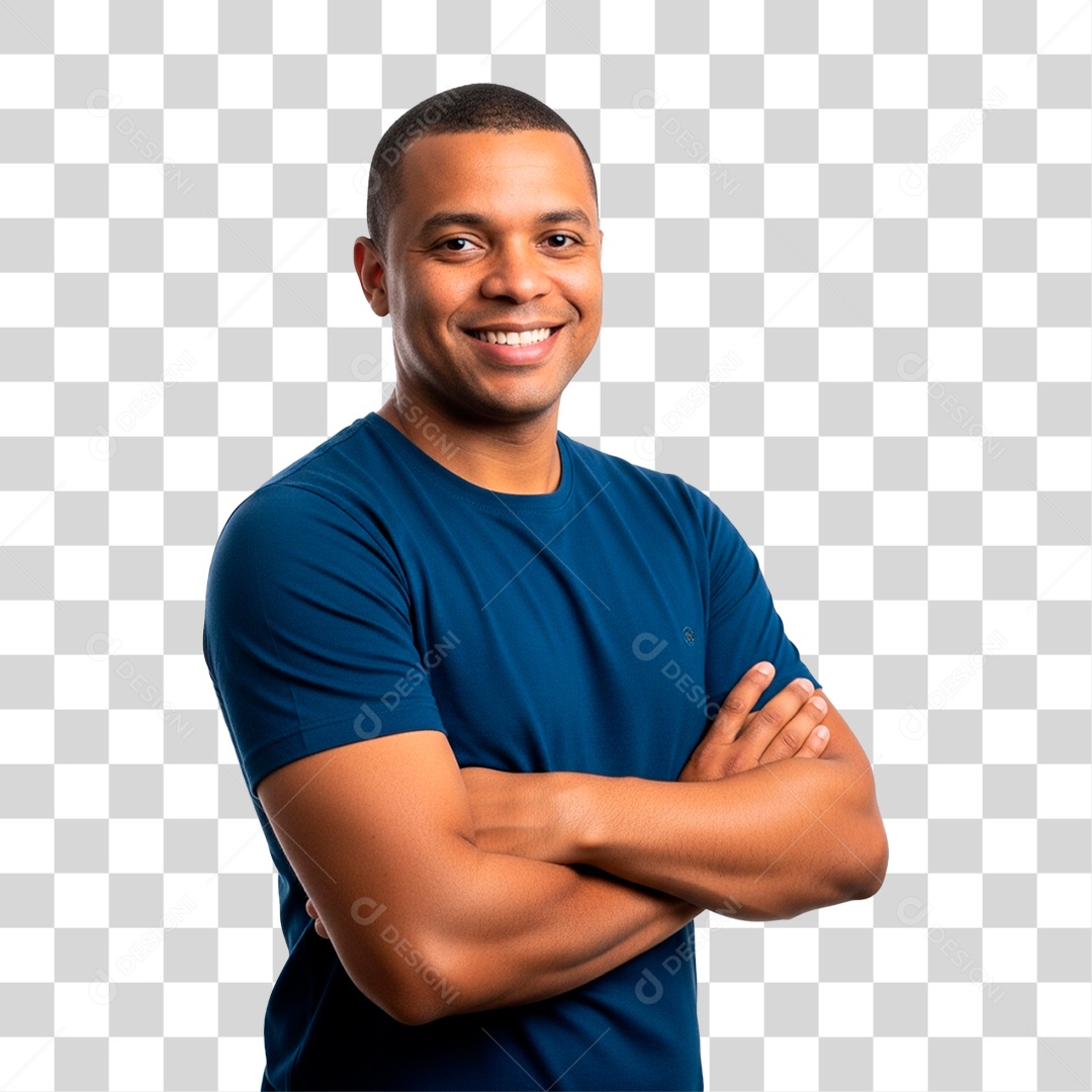 Homem Sorridente PNG Transparente