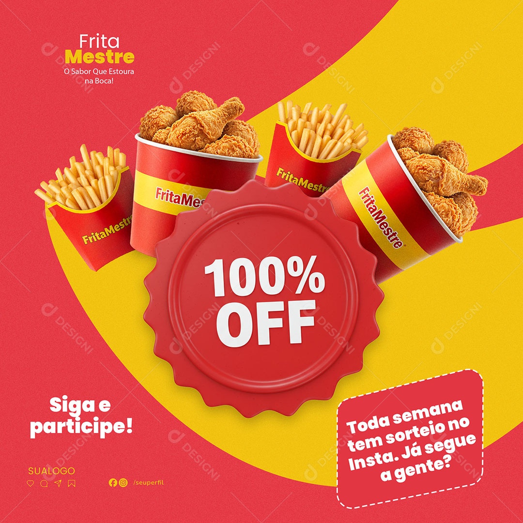 Crocante Até o Último Mordida PSD Editável