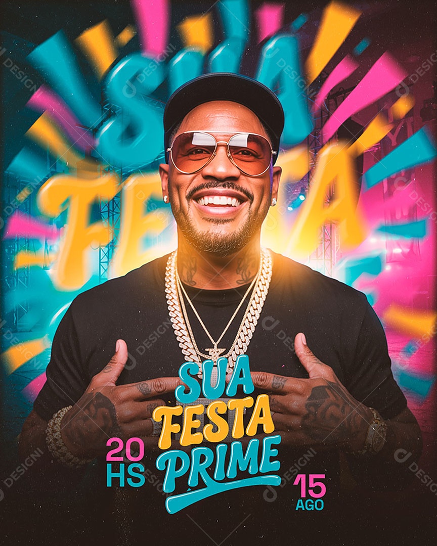 Sua Festa Prime PSD Editável