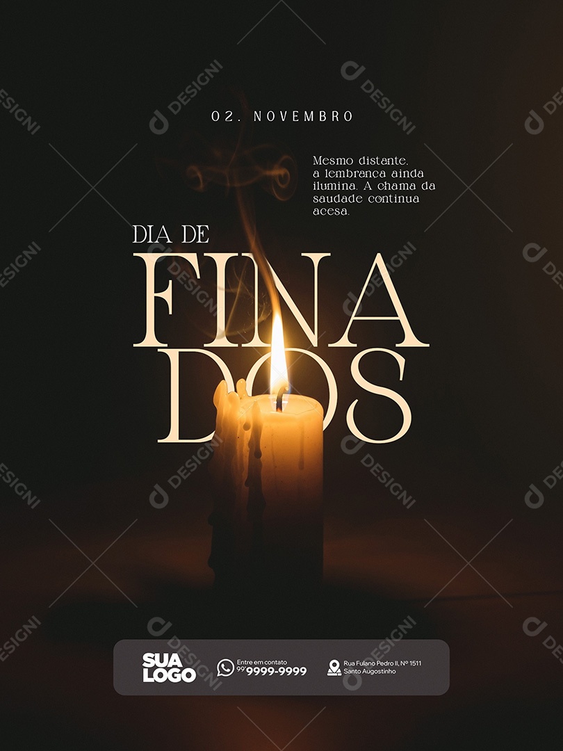Story Dia de Finados 02 de Novembro Social Media PSD Editável