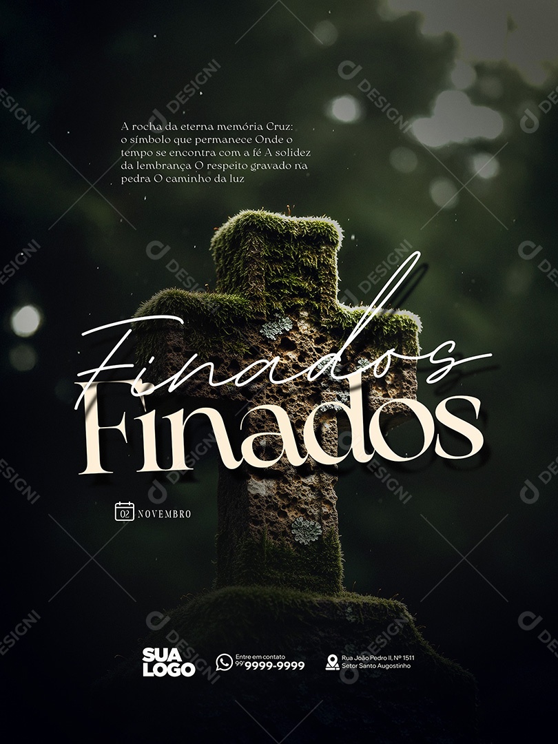 Dia de Finados 02 de Novembro Social Media PSD Editável