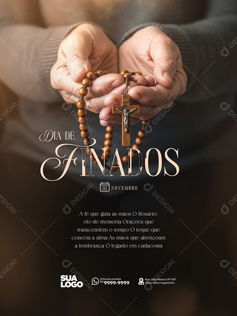 Story Dia de Finados 02 de Novembro Social Media PSD Editável