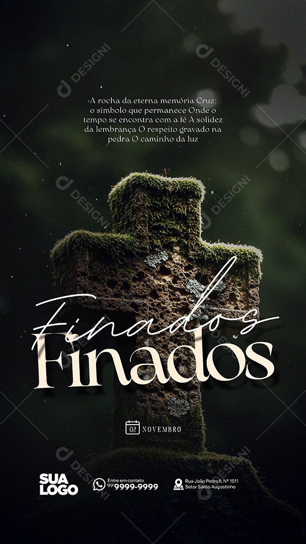 Story Dia de Finados 02 de Novembro Social Media PSD Editável
