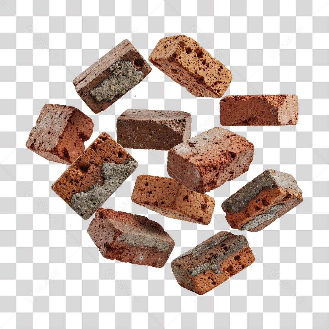 Tijolos Blocos para Construção PNG Transparente